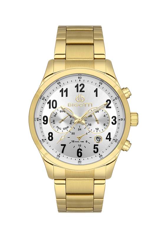 BIGOTTI MILANO Men's Gold Stainless Steel Watch - BG.1.10508-4