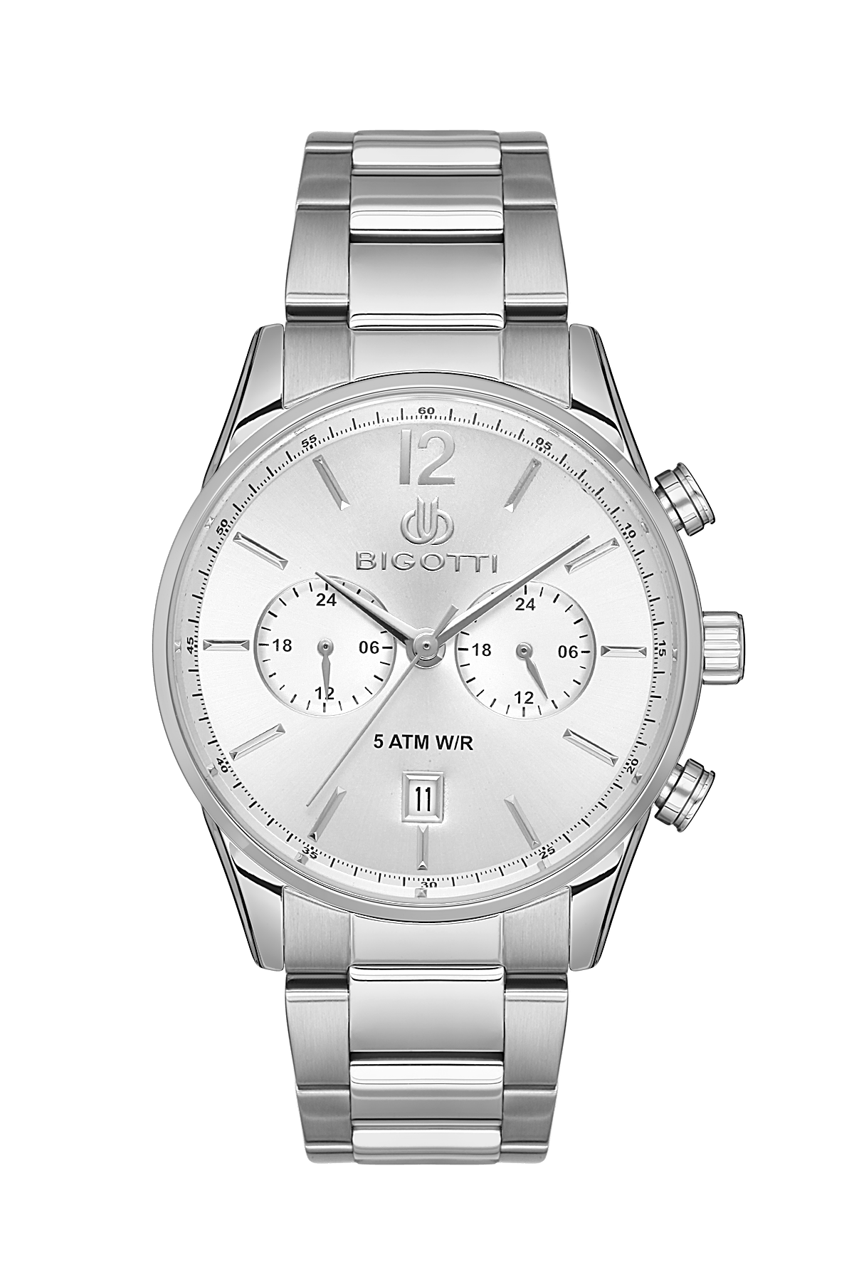 BIGOTTI MILANO Men's Silver Stainless Steel Watch - BG.1.10509-1