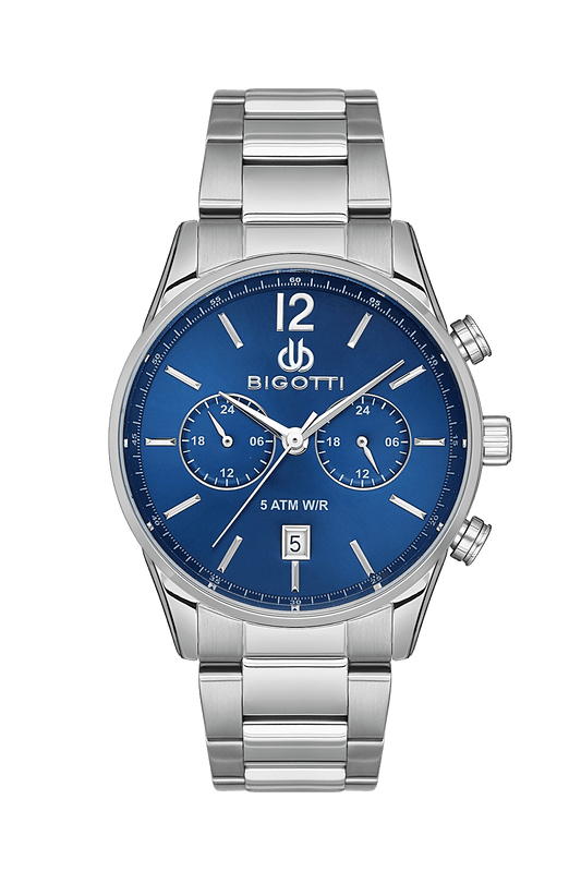 BIGOTTI MILANO Men's Silver Stainless Steel Watch - BG.1.10509-3