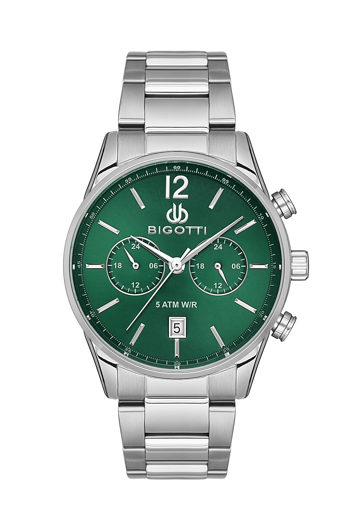 BIGOTTI MILANO Men's Silver Stainless Steel Watch - BG.1.10509-4
