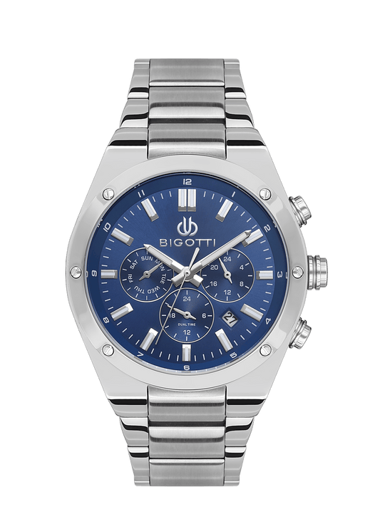 BIGOTTI MILANO Men's Silver Stainless Steel Watch - BG.1.10511-3