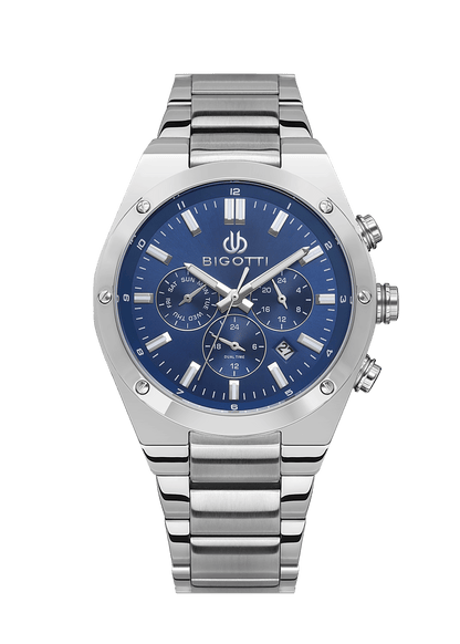 BIGOTTI MILANO Men's Silver Stainless Steel Watch - BG.1.10511-3