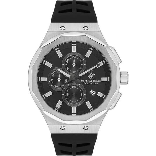 Beverly Hills Polo Club Men's Multi-Function Black Dial Watch BP3535X.351