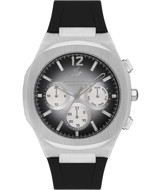 Beverly Hills Polo Club Men's Multi-Function Black Dial Watch BP3539X.351