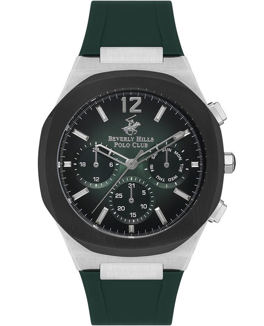 Beverly Hills Polo Club Men's Multi-Function Green Dial Watch BP3539X.375