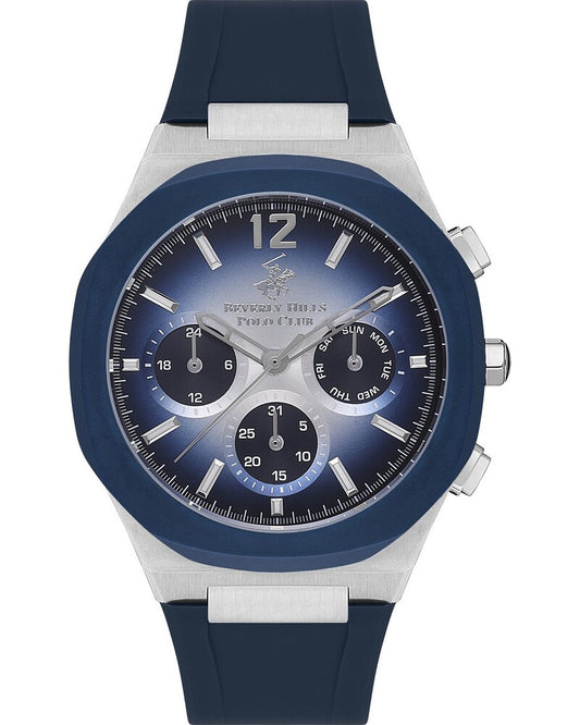 Beverly Hills Polo Club Men's Multi-Function Dark Blue Dial Watch BP3539X.399