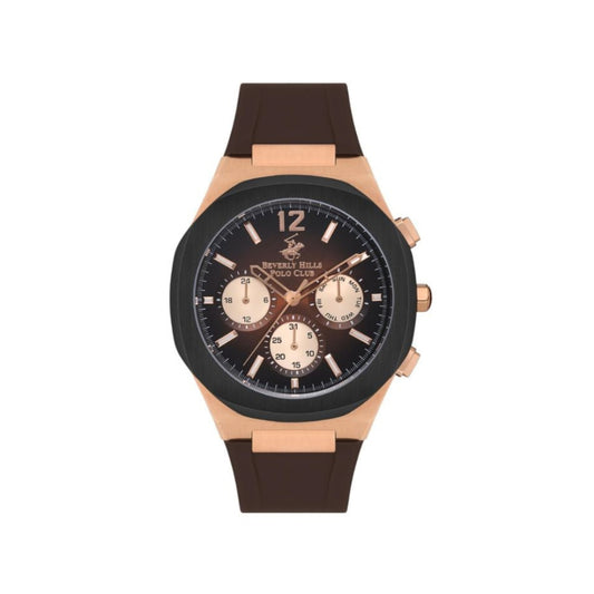 Beverly Hills Polo Club Men's Multi-Function Brown Dial Watch BP3539X.844