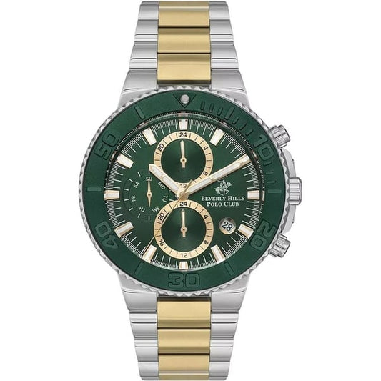 Beverly Hills Polo Club Men's Multi-Function Green Dial Watch BP3540X.270