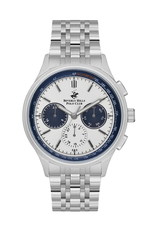 Beverly Hills Polo Club Men's Multi-Function Blue Dial Watch BP3556X.390