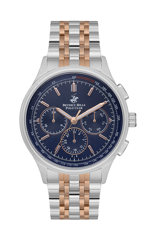 Beverly Hills Polo Club Men's Multi-Function Blue Dial Watch BP3556X.590