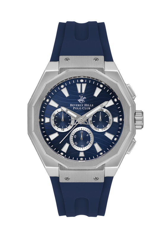 Beverly Hills Polo Club Men's Multi-Function Blue Dial Watch BP3557X.399 - Bryan