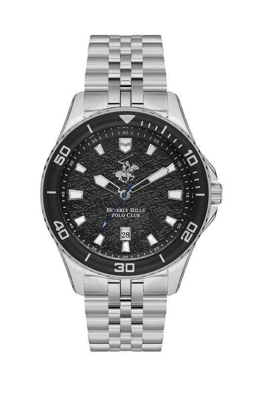 Beverly Hills Polo Club Men's Analog Black Dial Watch BP3559X.350 - Marcus