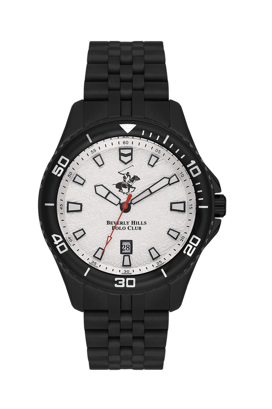 Beverly Hills Polo Club Men's Analog White Dial Watch BP3559X.630 - Marcus