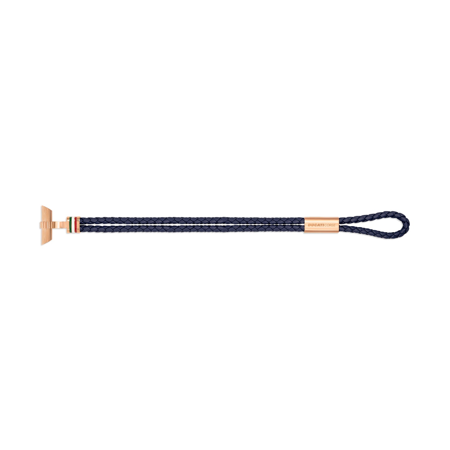 Ducati DTAGB2136806 Scudetto Blue & Rose Gold Bracelet