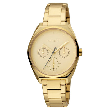 Esprit Women's Gold Dial Gold Steel ES1L060M0065