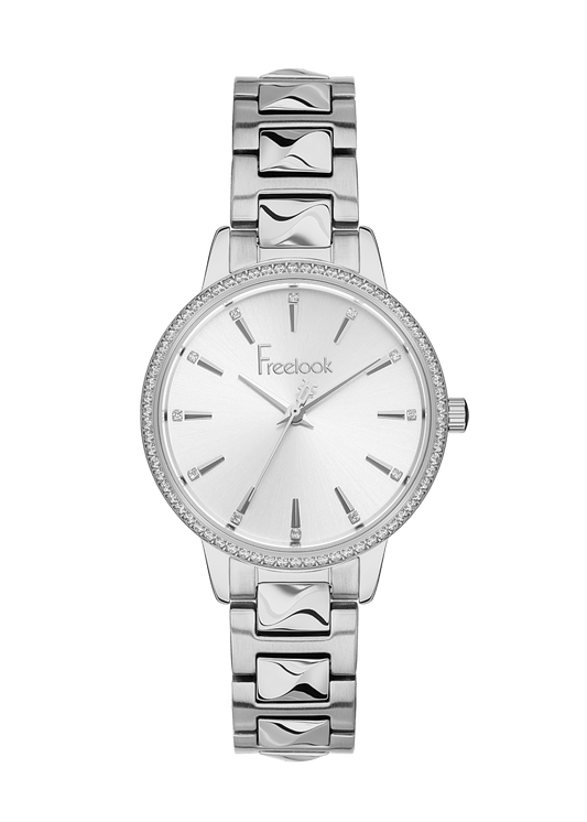 FREELOOK Women's Silver Stainless Steel Watch - FL.1.10404-1
