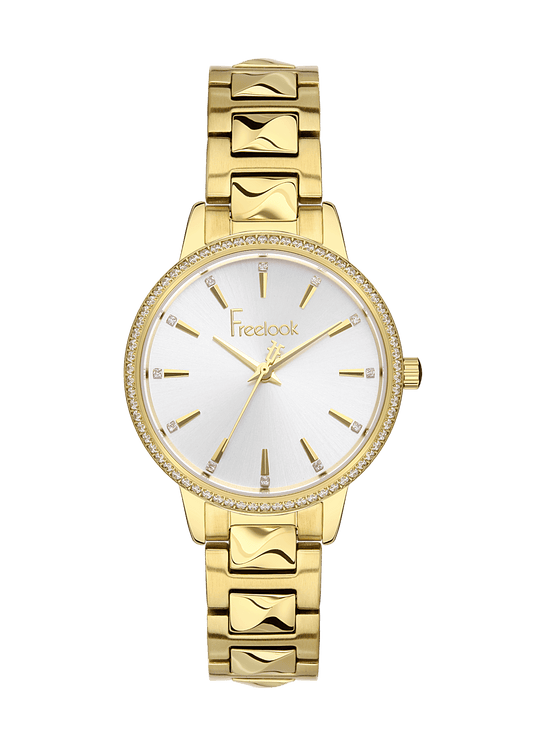 FREELOOK Women's Gold Stainless Steel Watch - FL.1.10404-3