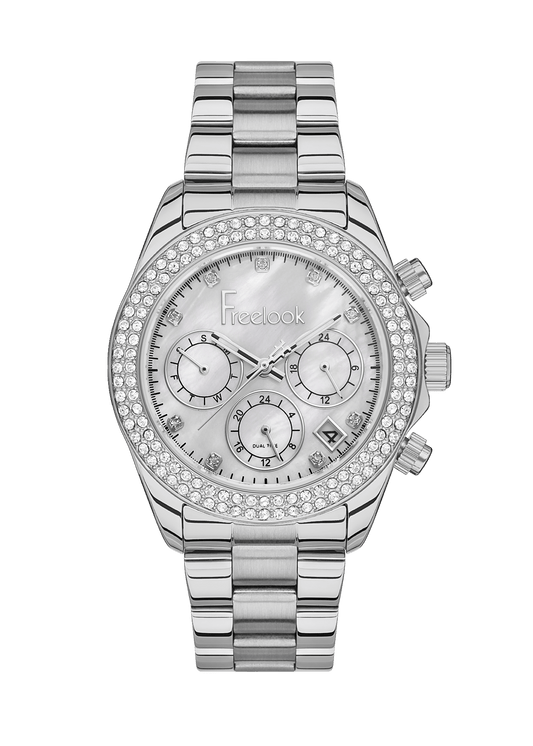 FREELOOK Women's Silver Stainless Steel Watch - FL.1.10408-1