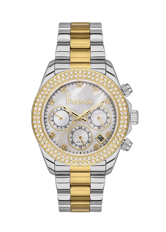 FREELOOK Women's Two-Tone Stainless Steel Watch - FL.1.10408-4