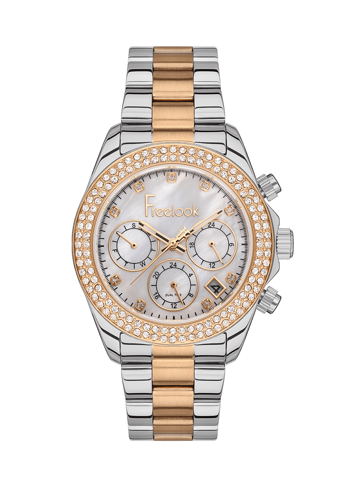 FREELOOK Women's Two-Tone Stainless Steel Watch - FL.1.10408-5