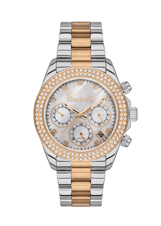FREELOOK Women's Two-Tone Stainless Steel Watch - FL.1.10408-5