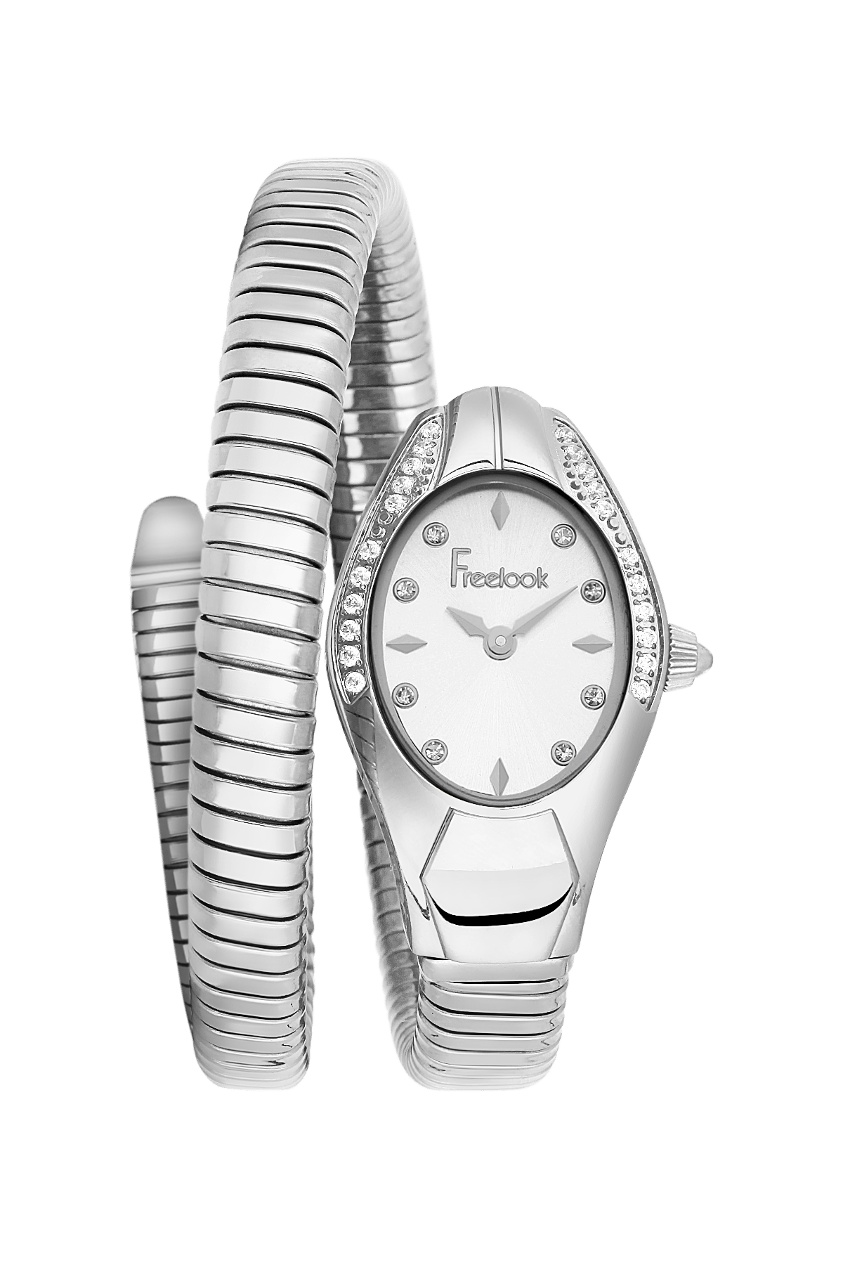 FREELOOK Women's Silver Stainless Steel Watch - FL.1.10409-1