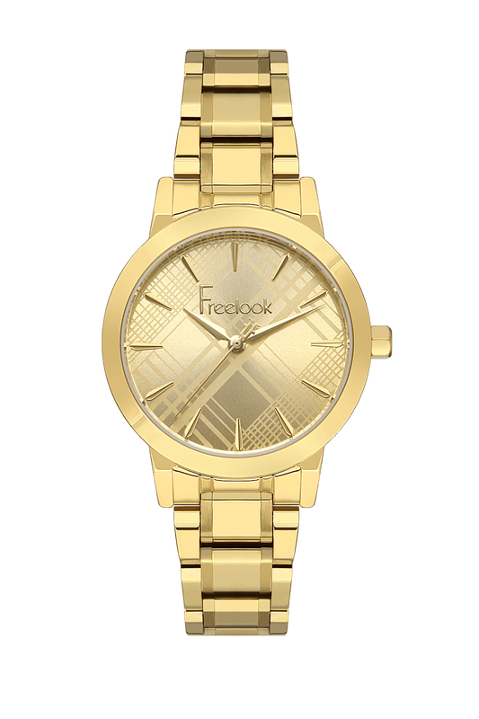 FREELOOK Women's Gold Stainless Steel Watch - FL.1.10421-3