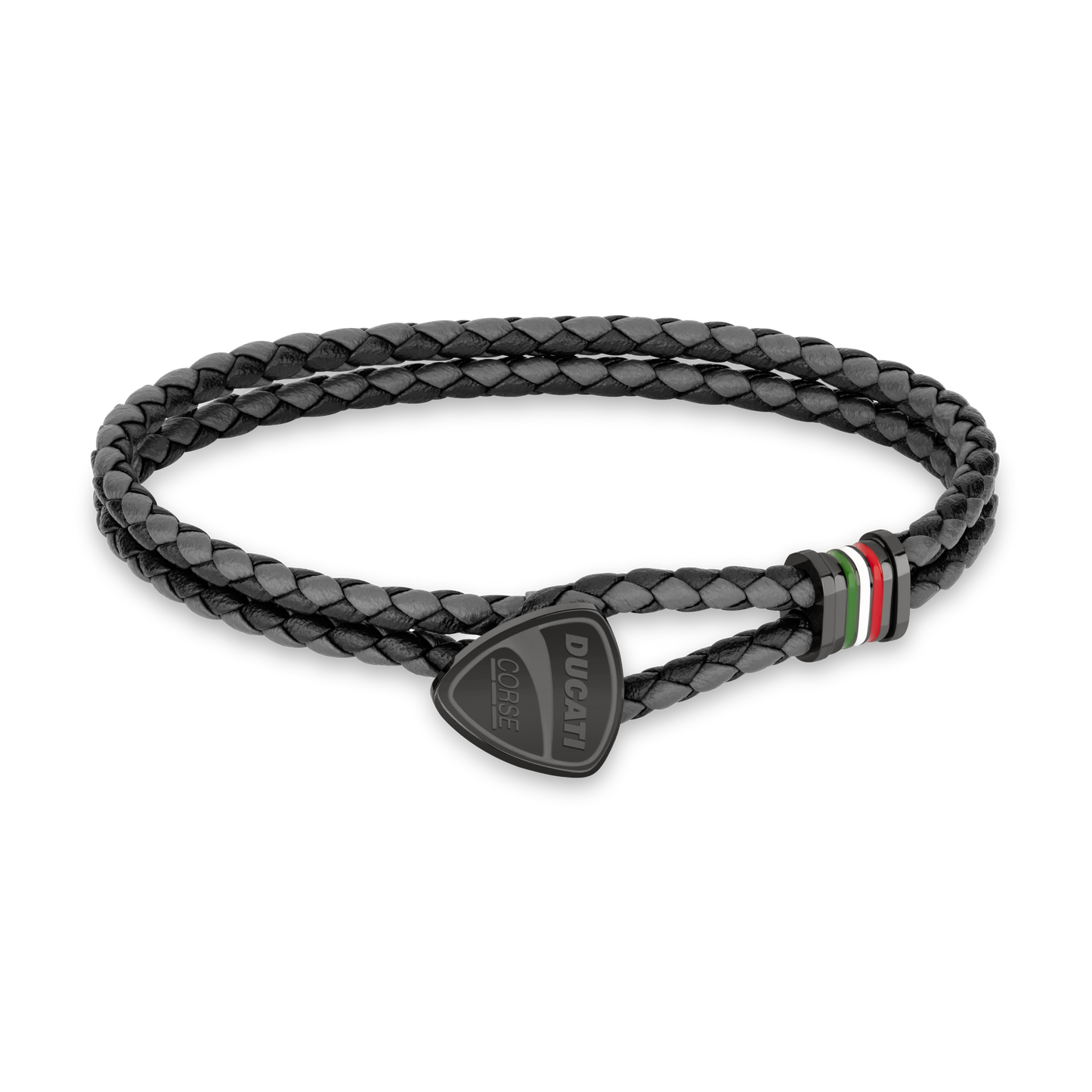 Ducati DTAGB2137503 Scudetto Black-Grey Bracelet