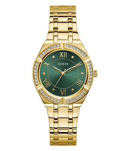GUESS Ladies Gold Tone Analog Watch GW0033L8