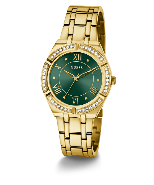 GUESS Ladies Gold Tone Analog Watch GW0033L8
