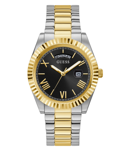 GUESS Men's 42mm Watch - Two Tone Strap GW0265G5