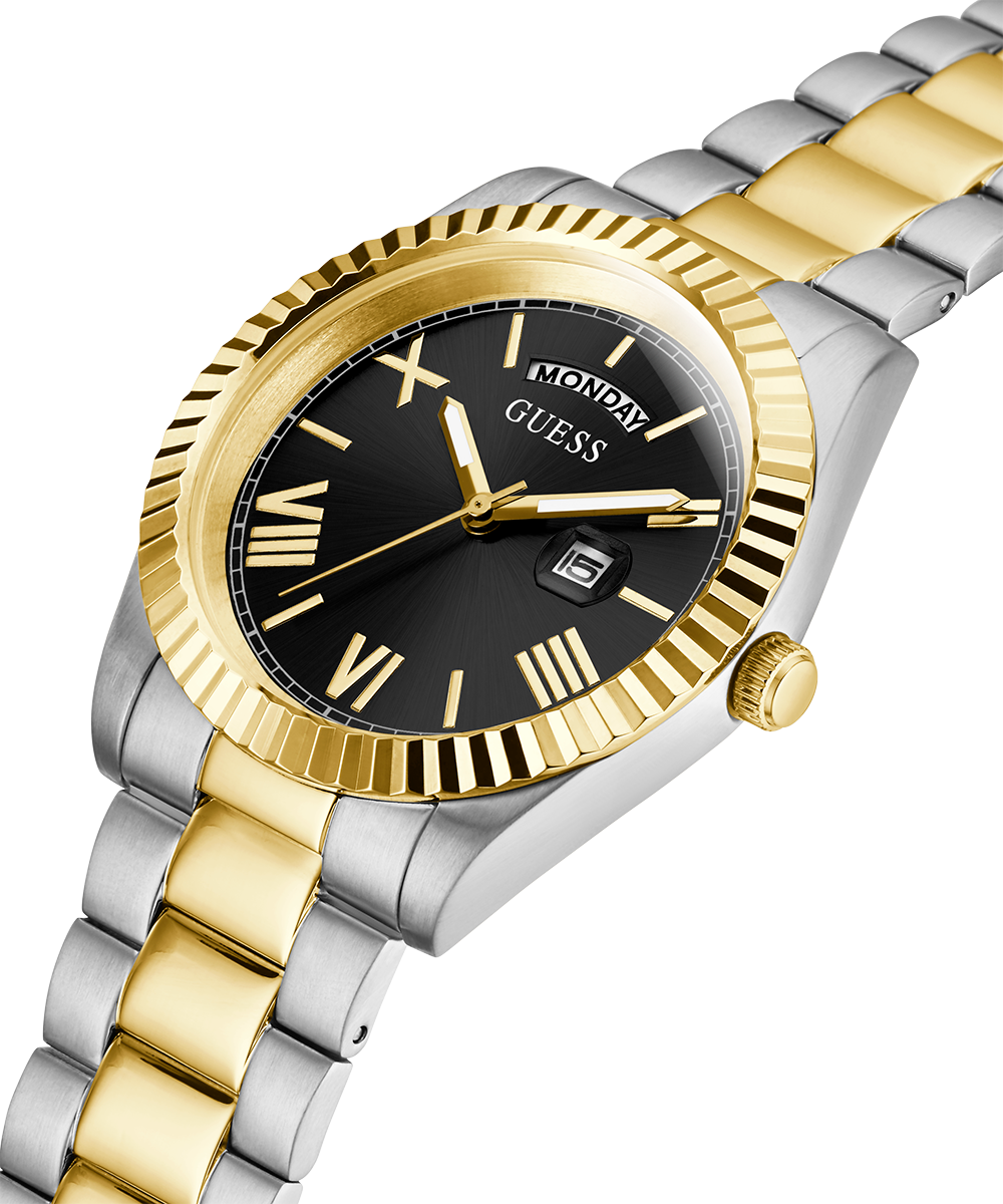 GUESS Men's 42mm Watch - Two Tone Strap GW0265G5