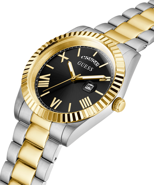 GUESS Men's 42mm Watch - Two Tone Strap GW0265G5