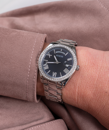 Guess Luna GW0307L1 – Blue Dial Silver