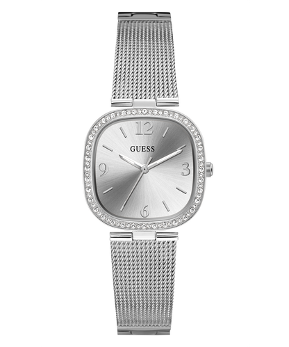 GUESS GW0354L1 – Ladies Analog Watch – Silver-Tone Stainless Steel Mesh Bracelet