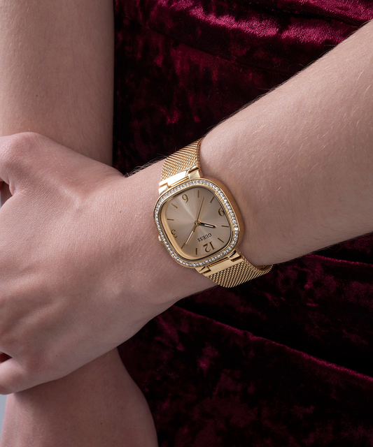 GUESS Ladies Gold Tone Analog Watch GW0354L2