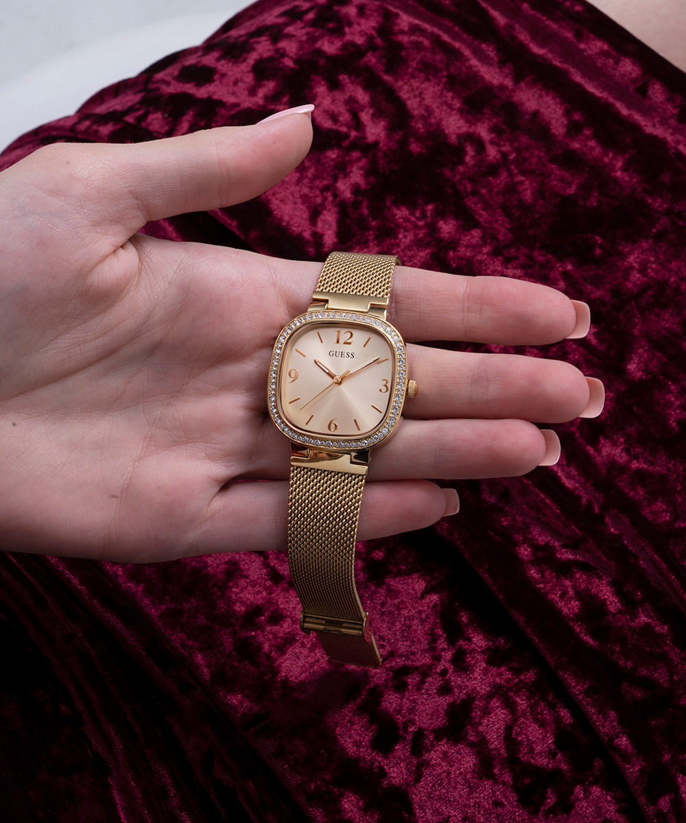 GUESS Ladies Gold Tone Analog Watch GW0354L2