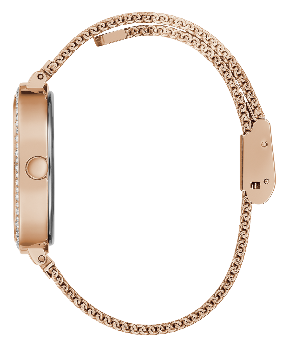 GUESS Ladies Rose Gold Tone Analog Watch  GW0354L3