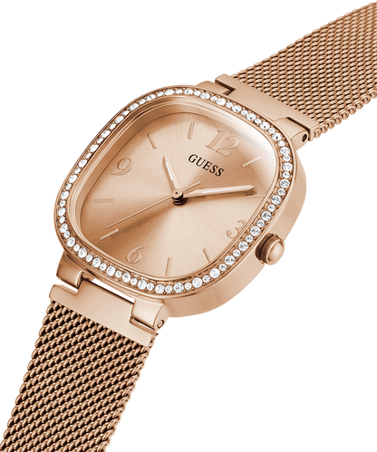GUESS Ladies Rose Gold Tone Analog Watch  GW0354L3