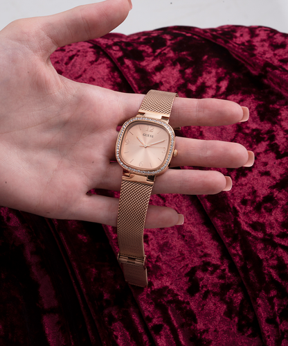 GUESS Ladies Rose Gold Tone Analog Watch  GW0354L3