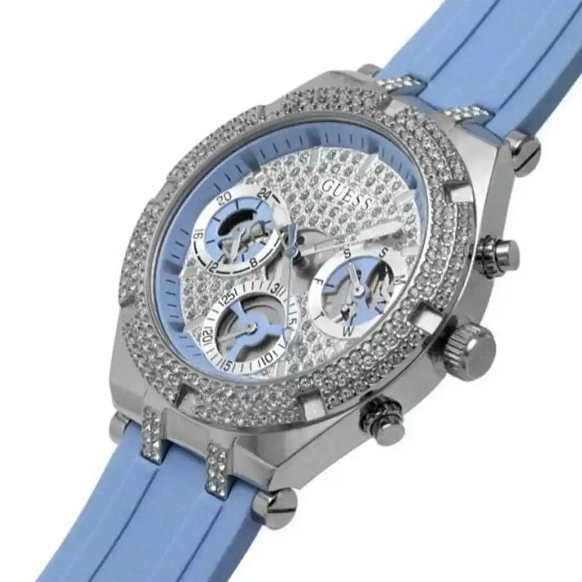 GUESS Analog Blue Dial Women's Watch-GW0407L1