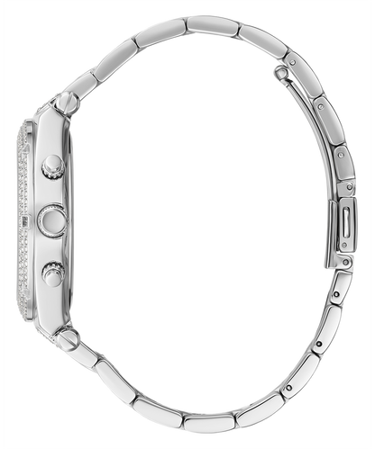 GUESS Ladies Silver Tone Multi-function Watch GW0440L1