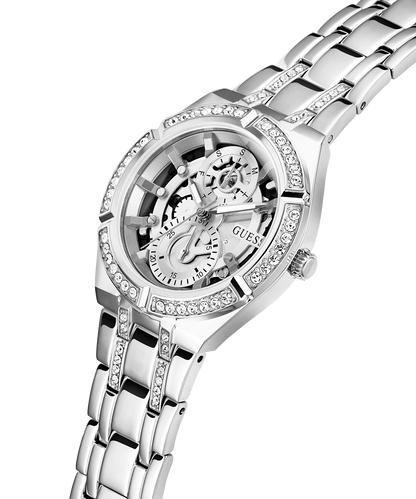 GUESS GW0604L1 Women's Watch Silver Tone Stainless Steel Bracelet