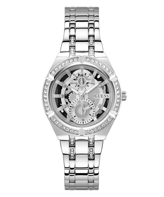 GUESS GW0604L1 Women's Watch Silver Tone Stainless Steel Bracelet