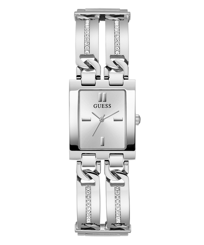 GUESS Ladies Silver Tone Analog Watch GW0668L1