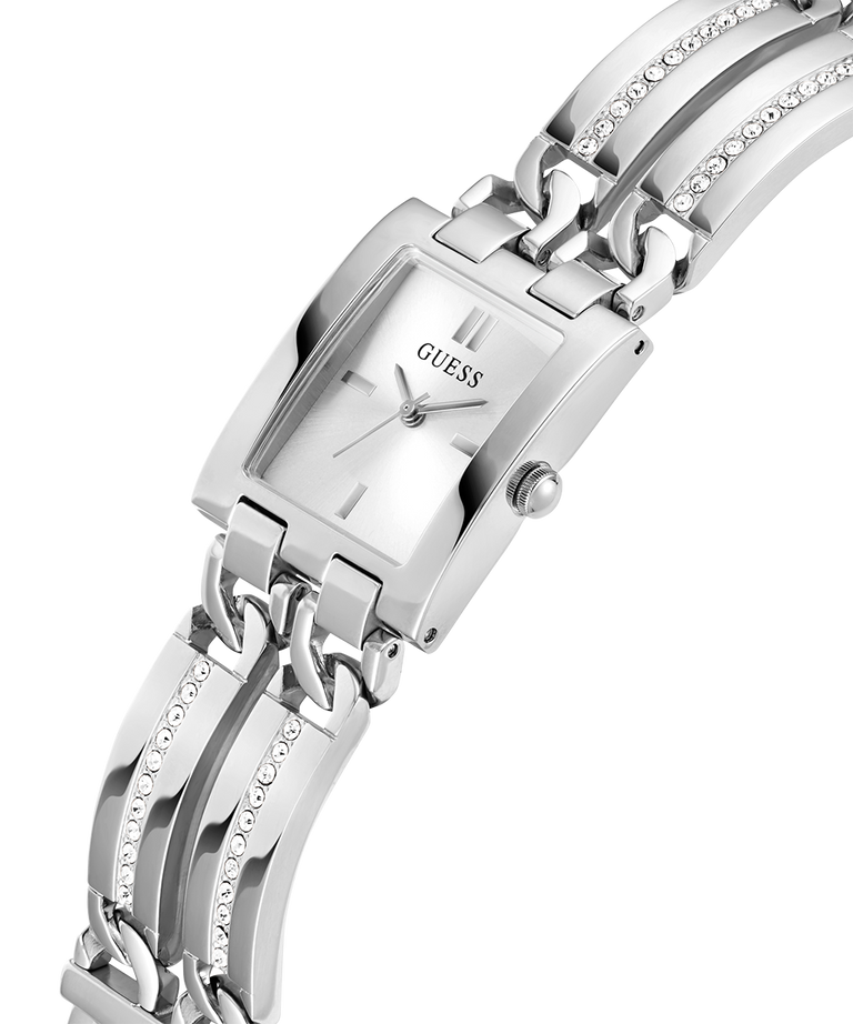 GUESS Ladies Silver Tone Analog Watch GW0668L1