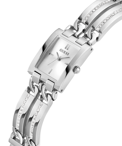 GUESS Ladies Silver Tone Analog Watch GW0668L1