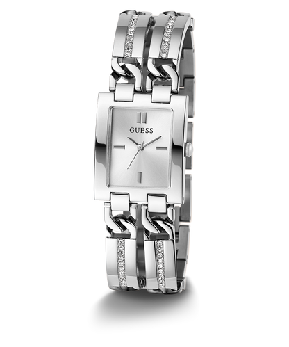 GUESS Ladies Silver Tone Analog Watch GW0668L1