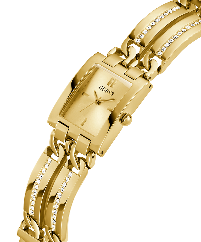 GUESS Ladies Gold Tone Analog Watch GW0668L2