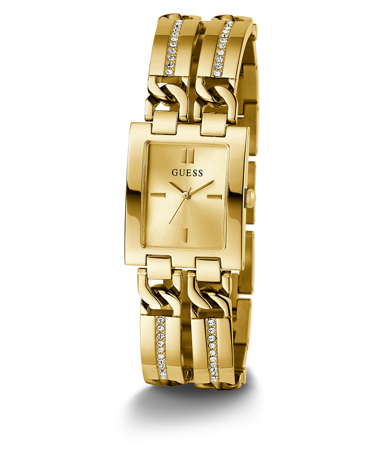 GUESS Ladies Gold Tone Analog Watch GW0668L2